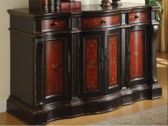 Handpainted Accent Cabinet,Coaster
