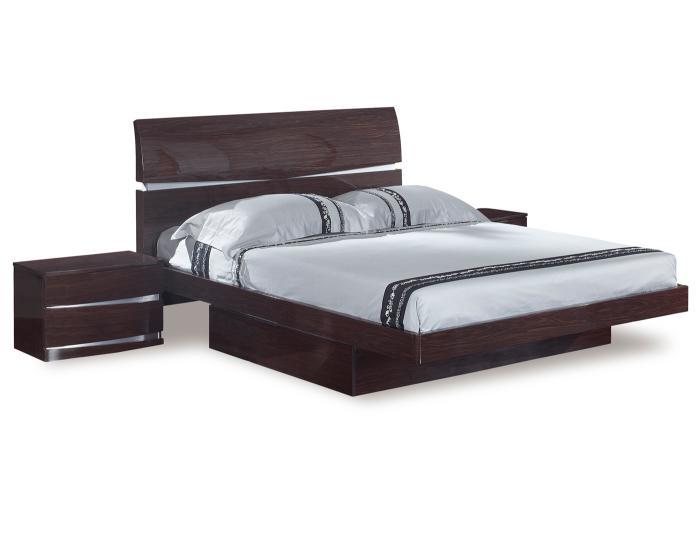 Global Aurora Wenge Full Platform Bed,Global Furniture