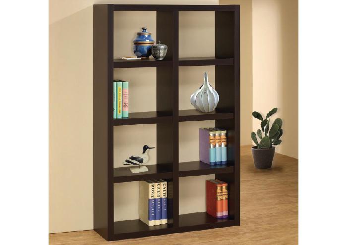 Coaster Cappuccino Bookcase,Coaster