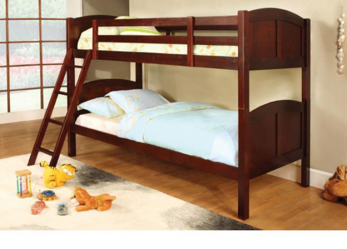 Rexford 2 Twin/Twin Bunk Bed,Furniture of America