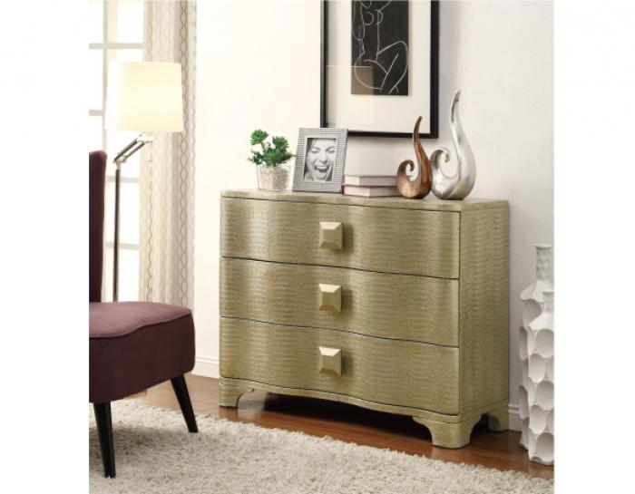 Gold Accent Cabinet,Coaster