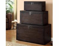 Image for 3-Piece Nesting Storage Accent Trunk