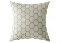 Image for Throw Pillows Textured Accent Pillow with Hexagon Pattern