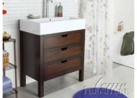 Image for Cherry Finish Sink w/White Top