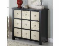 Image for Metal Front 9-Drawer Accent Cabinet