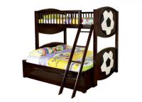 Olympic V Twin/Full Soccer Bunk Bed