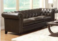 Roy Traditional Button-Tufted Sofa with Rolled Back and Arms