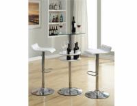 Image for White Round Bar Table
