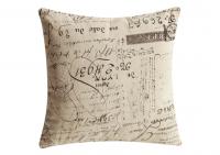 Image for Throw Pillows Antique Calligraphy Accent Pillow