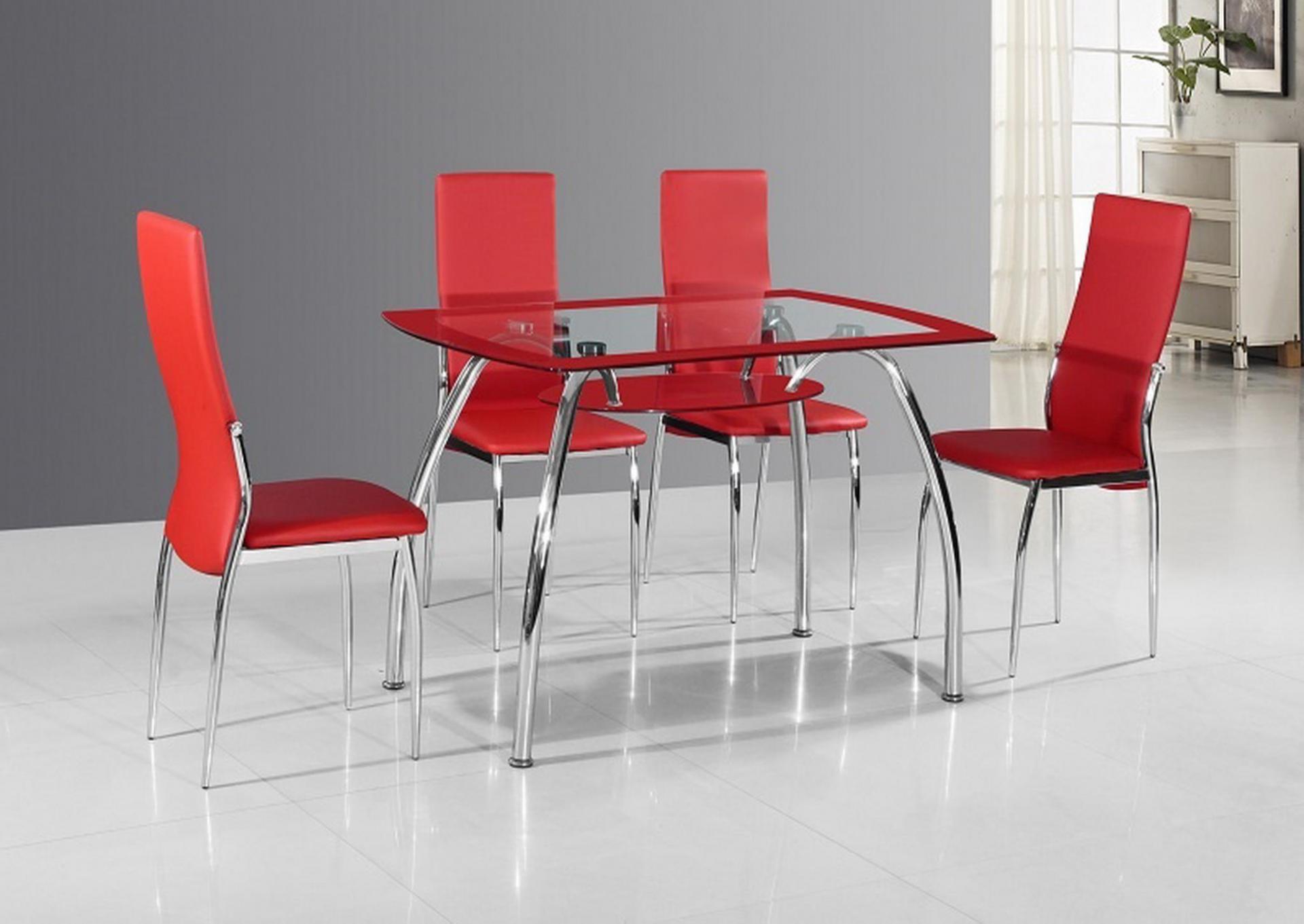 	DINING CHAIR RED (4/BOX)