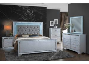Queen bed frame Dresser & Mirror