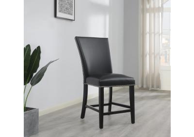 Image for BLACK PU COUNTER CHAIR (2/BOX)