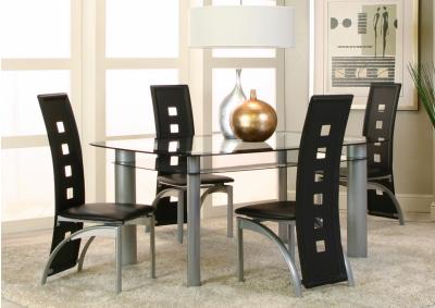 Image for BLACK DINING CHAIRS (2/BOX)