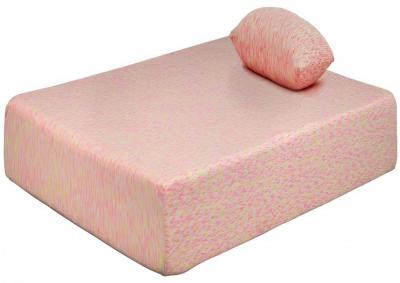 Image for 	TWIN MATTRESS PINK & PILLOW