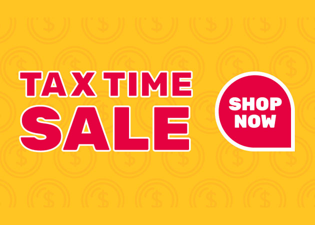 Tax time sale shop now