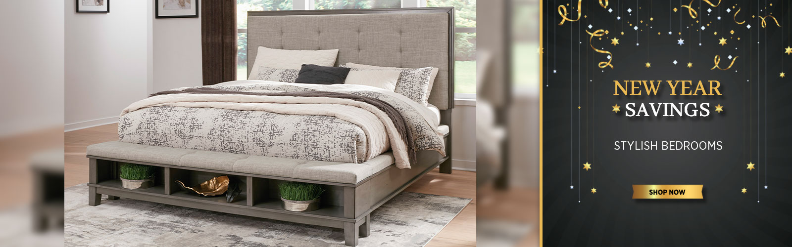 New Year's Sale - Stylish Bedrooms - Shop Now
