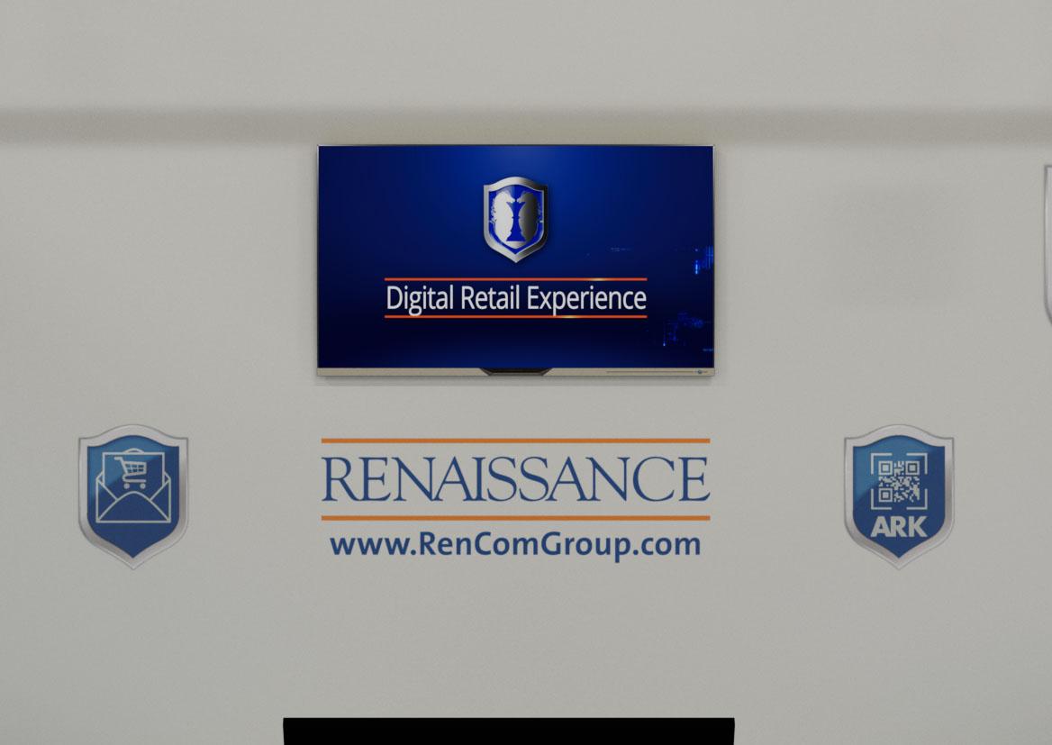 Renaissance 50" Smart TV,Digital Retail Experience