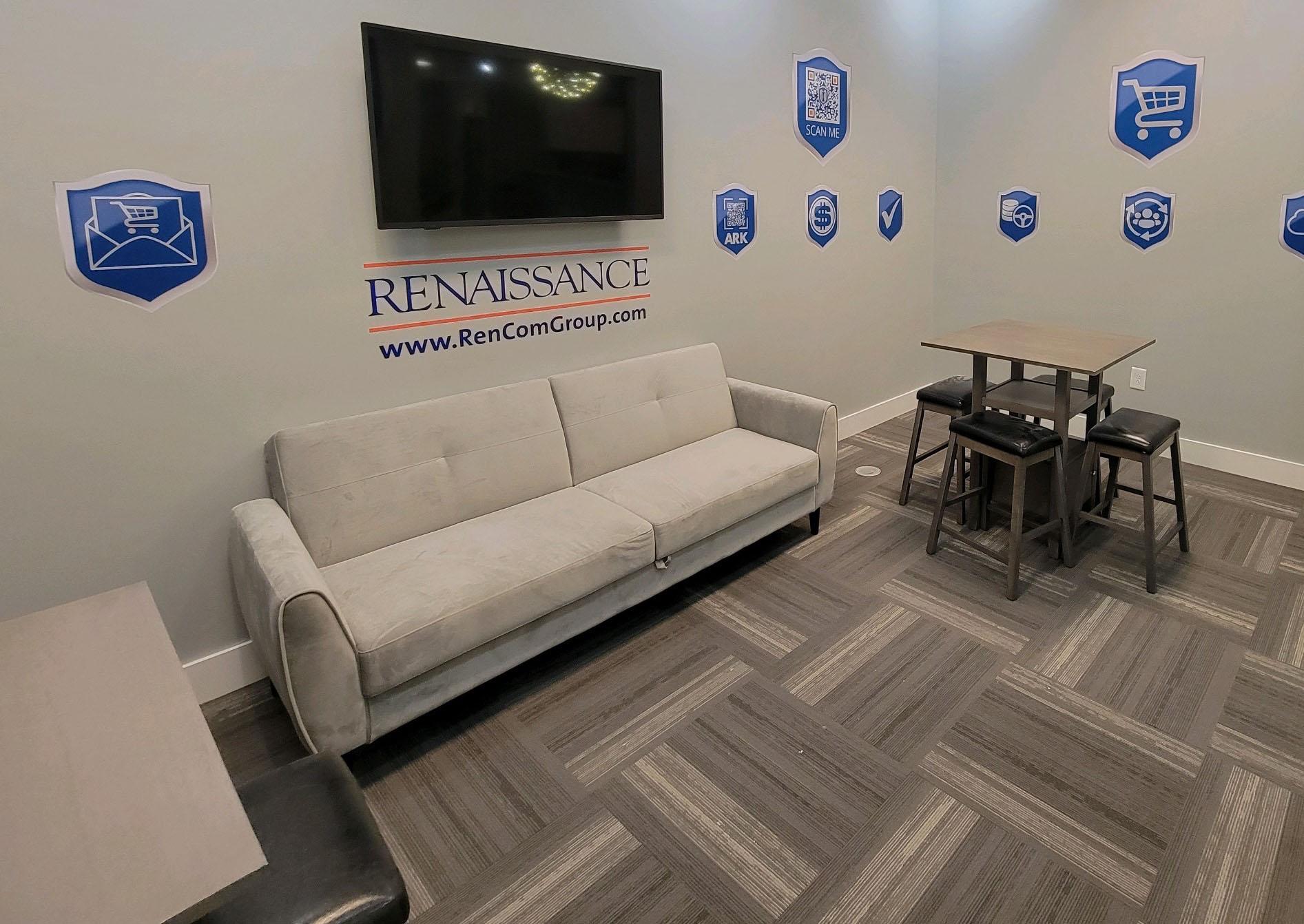 Renaissance Upholstered Fabric Sofa,Digital Retail Experience