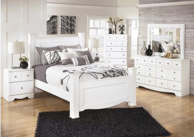Image for Weeki Queen Poster Bed, Dresser & Mirror