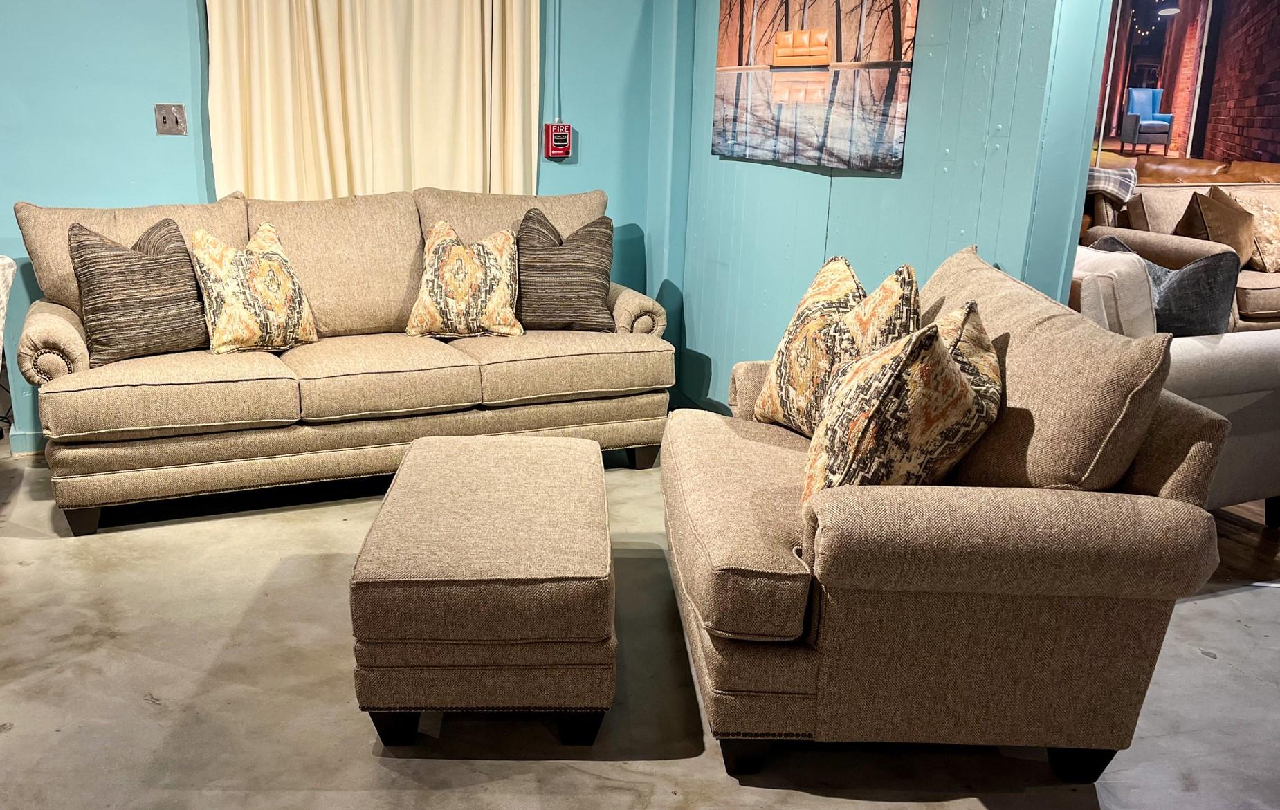 Colchester Toast Sofa, Chair and Ottoman