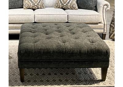 Image for Supple Graphite Ottoman