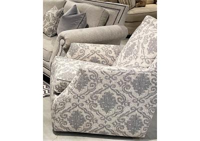 Image for Desdemona Zinc Swivel Chair