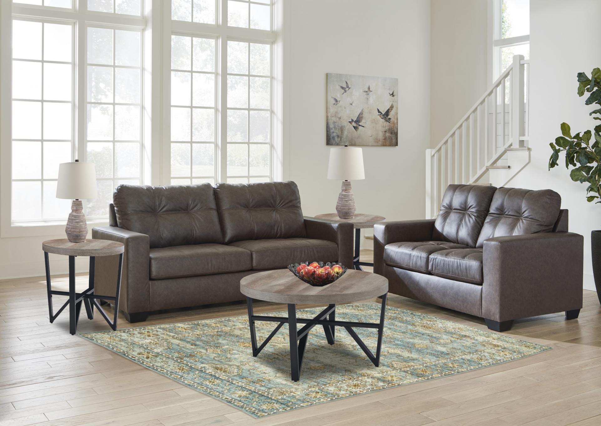 Barlin Mills Sofa & Loveseat + FREE 55 in TV,Free in February 2025