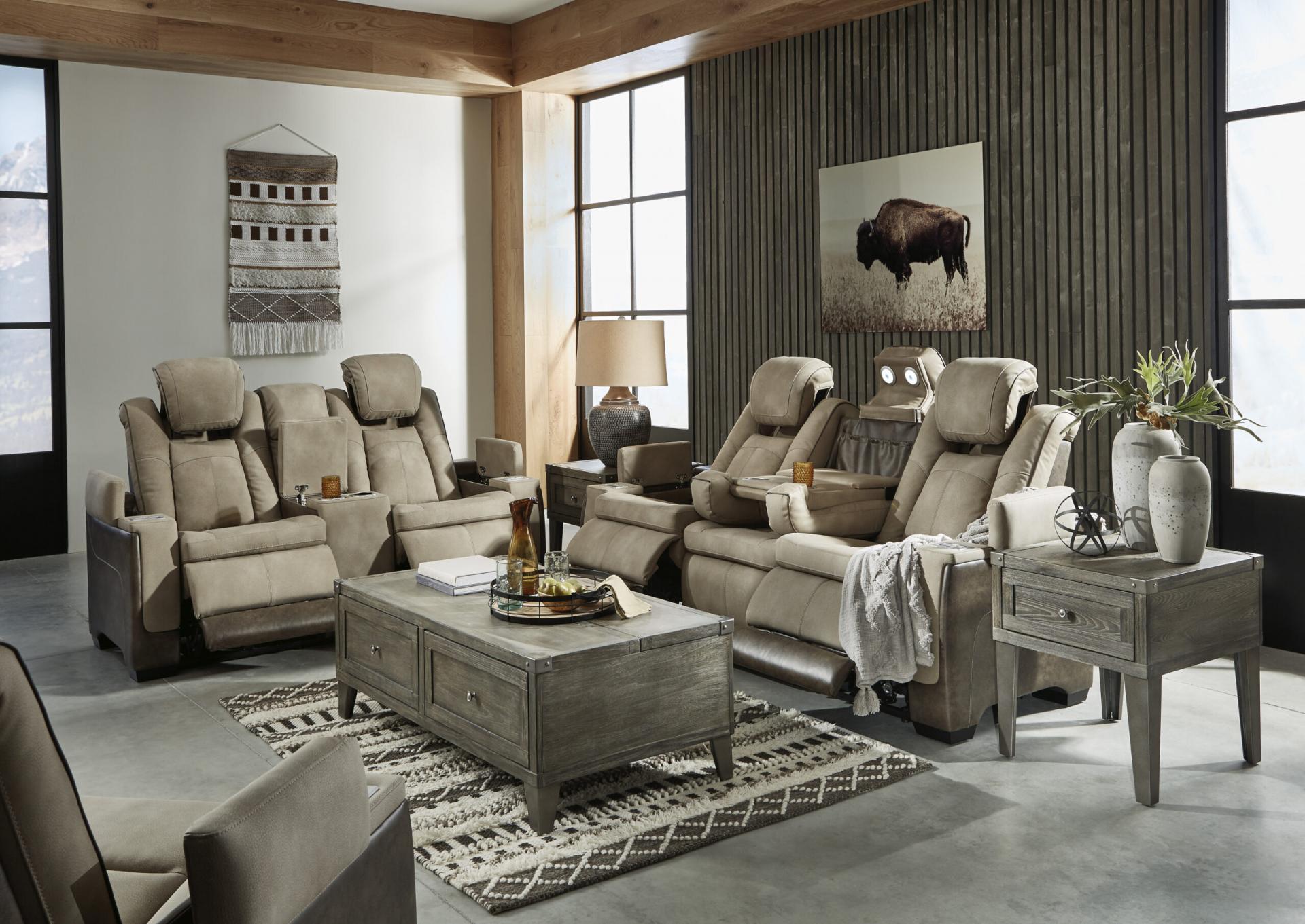 Next-Gen DuraPella Power Reclining Sofa & Loveseat + Bonus Buy Recliner + FREE 55" TV,T-0138629 Black Friday 10-29-24