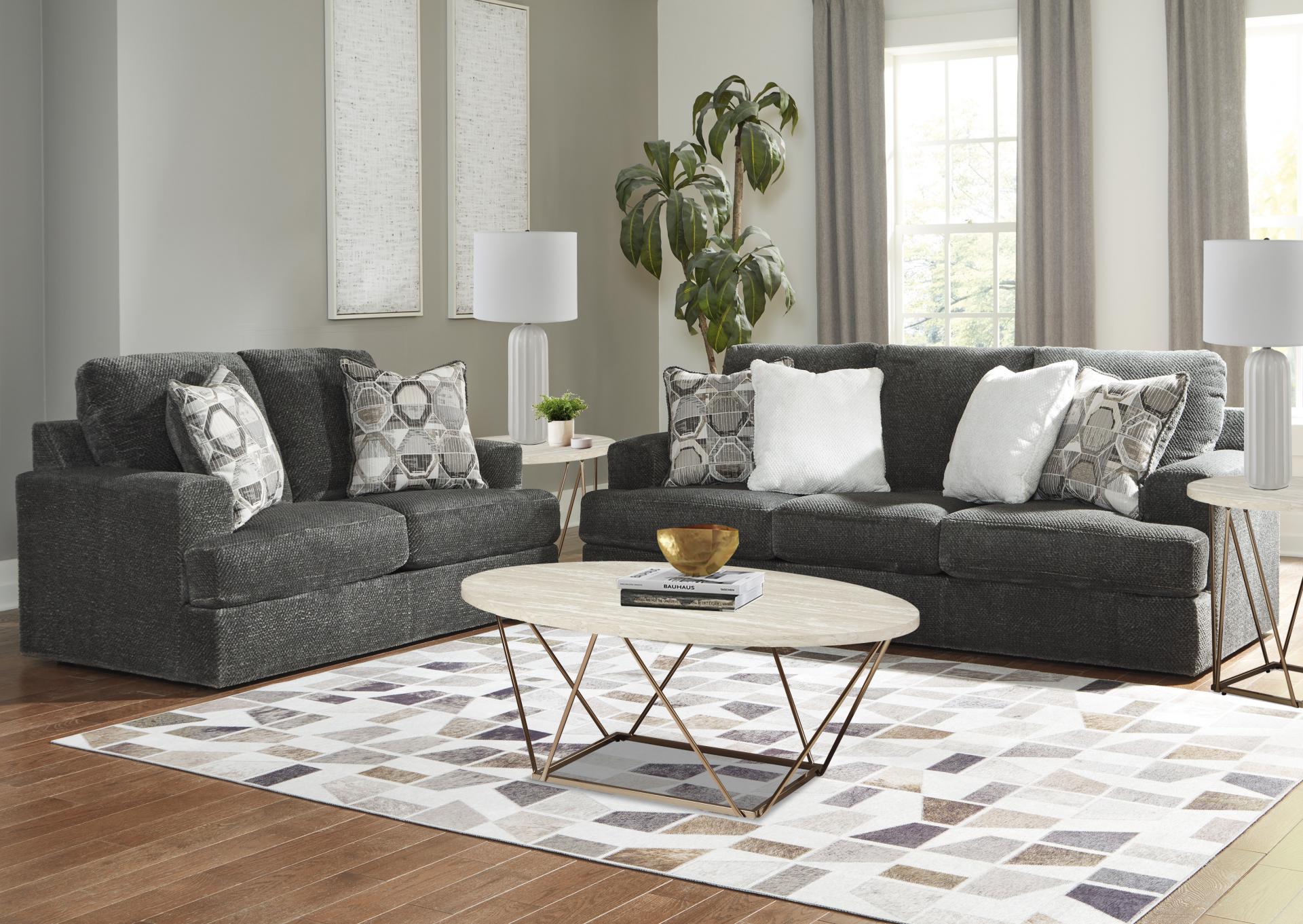 Karinne Sofa & Loveseat + Tables, Lamps & Rugs ,4th of July Blowout Sale 2024