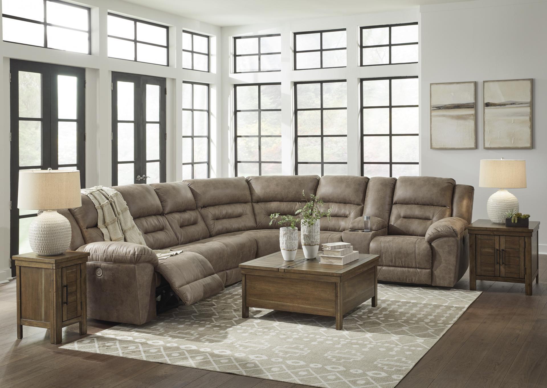 Ravenel Power Reclining Sectional + Power Recliner Recliner,T-0141909 New Year eCircular 12-24-24