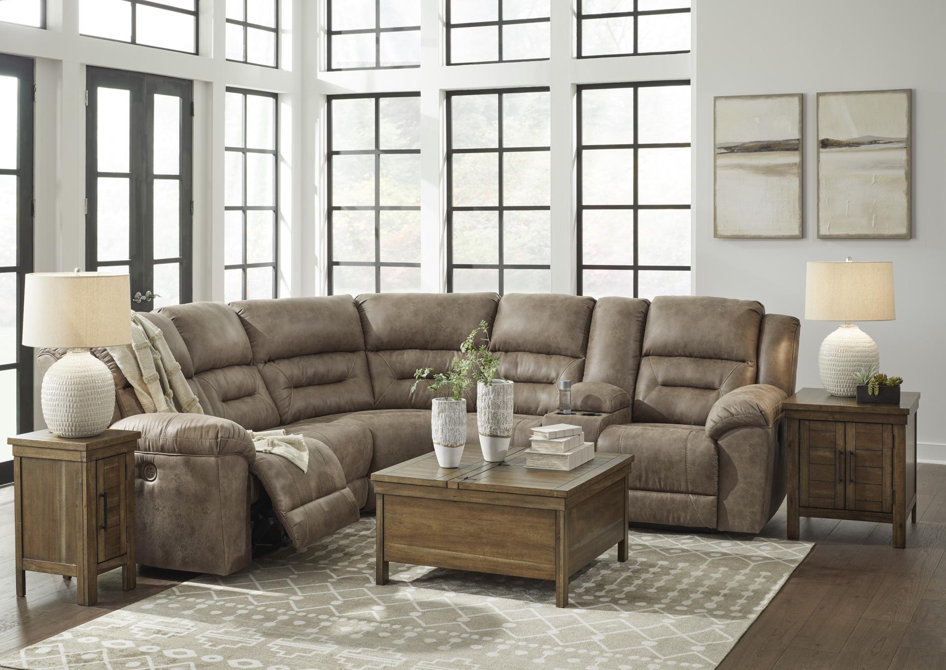 Ravenel 3-Piece Power Reclining Sectional + BONUS BUY Recliner,4th of July Blowout Sale 2024