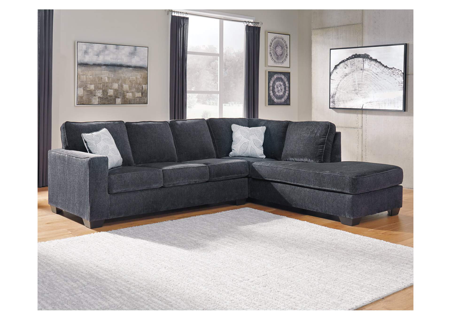 Altari Sectional + Tables, Lamps & Rug,4th of July Blowout Sale 2024