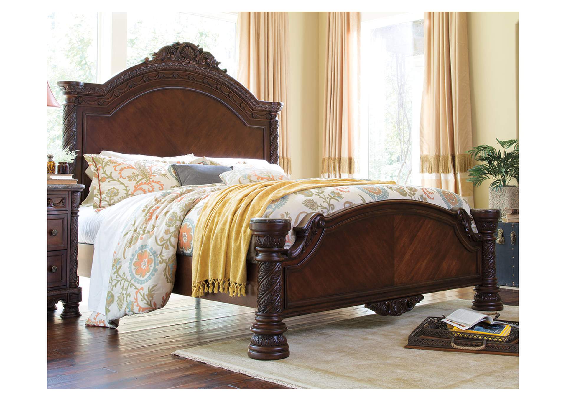 North Shore King Panel Bed,4th of July Blowout Sale 2024