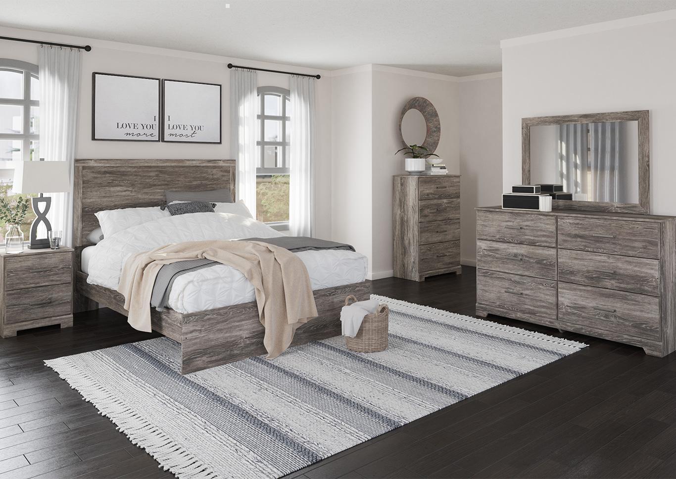 King Bed, Dresser & Mirror + Free Nightstand ,Free In February 2023