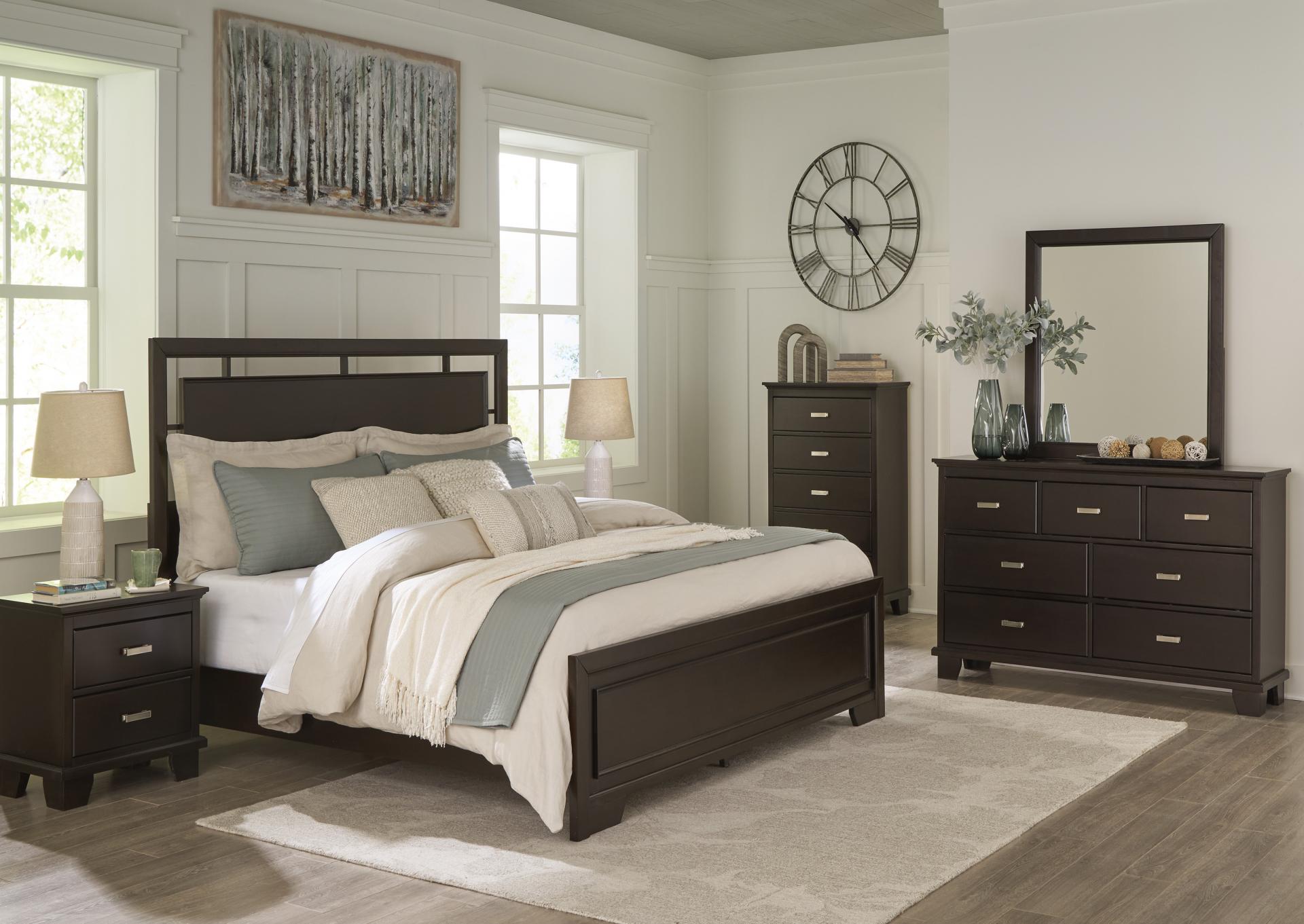 Covetown Twin Bed, Dresser & Mirror + FREE Mattress,4th of July Blowout Sale 2024