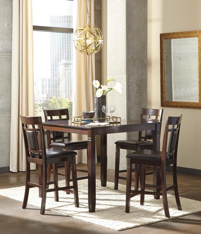 Bennox Brown Dining Room Counter Table & 4 Stools,Columbus Day 2024