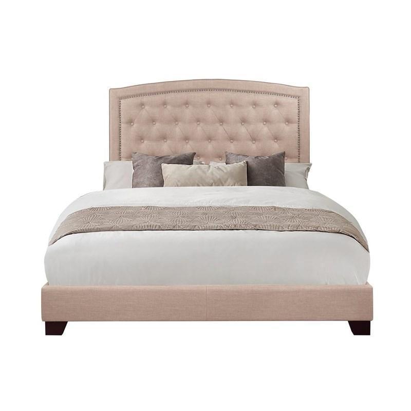 Beige Queen Upholstered Bed,Total Home Package Event 2025