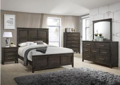Lane 1044 Queen bed, Dresser & Mirror + FREE Chest & Nightstand