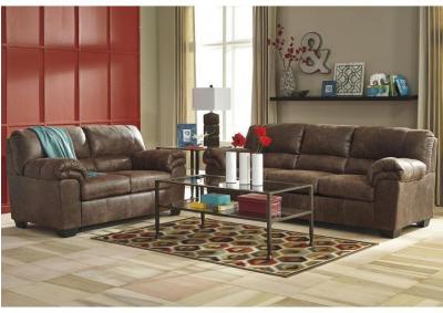 Bladen Coffee Sofa, Loveseat + Tables, Lamps, Rug & FREE 10 FT POOL