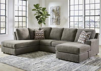 O'Phannon Sectional + Tables, Lamps, Rug & FREE 10 FT POOL