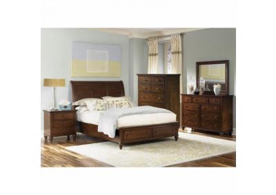 Image for King Bed w/Dresser and Mirror, Chest + FREE Nightstand