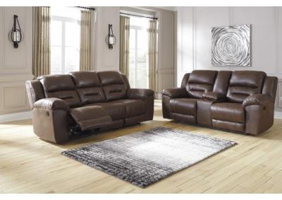 Image for Stoneland Reclining Sofa & Loveseat + FREE $100 Gas Card