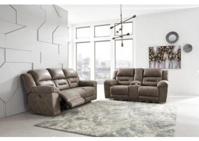 Stoneland Reclining Sofa & Loveseat + FREE 10ft Pool