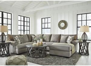 Image for Renchen Gray Sectional + FREE SMART TV