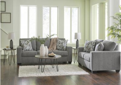 Image for Deltona Sofa & Loveseat + Bonus Buy Tables, Lamps & Rug