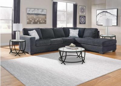 Altari Sectional + Tables, Lamps & Rug