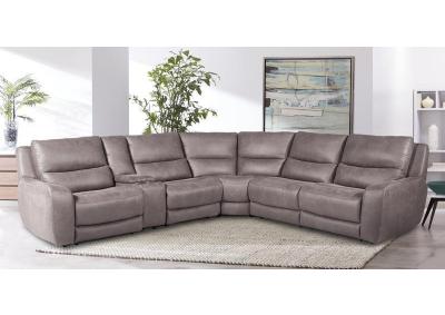 Image for 70777 POWER Reclining Sectional + FREE 55" TV