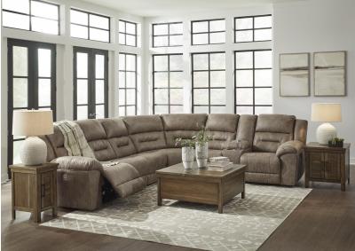 Image for Ravenel Power Reclining Sectional + Power Recliner Recliner