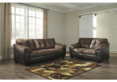 Image for Gregale Coffee Sofa and Loveseat PLUS FREE TV 