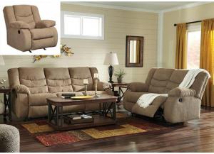Image for Reclining Sofa & Loveseat + FREE Recliner